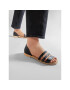 Crocs Сандали Tulum Open Flat W 206109 Черен - Pepit.bg