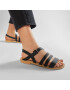 Crocs Сандали Tulum Sandal W 206107 Черен - Pepit.bg