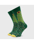 Curator Socks Дълги чорапи unisex Sunflower Зелен - Pepit.bg
