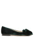 Custommade Балеринки Annabella Velvet 998620019 Зелен - Pepit.bg
