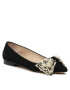 Custommade Балеринки Annabellas Suede 999606020 Черен - Pepit.bg