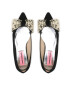 Custommade Балеринки Annabellas Suede 999606020 Черен - Pepit.bg