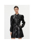 Custommade Кожена рокля Lanette 999418461 Черен Regular Fit - Pepit.bg