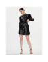 Custommade Кожена рокля Lanette 999418461 Черен Regular Fit - Pepit.bg