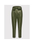 Custommade Кожени панталони Pinja 213418505 Зелен Regular Fit - Pepit.bg