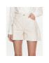 Custommade Кожени шорти Nava 999418711 Екрю Regular Fit - Pepit.bg