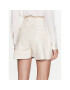 Custommade Кожени шорти Nava 999418711 Екрю Regular Fit - Pepit.bg