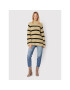 Custommade Пуловер Talna Stripes 999212319 Бежов Relaxed Fit - Pepit.bg