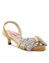 Custommade Сандали Ambla Crystal Bow 999620025 Кафяв - Pepit.bg
