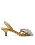 Custommade Сандали Ambla Crystal Bow 999620025 Кафяв - Pepit.bg
