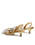 Custommade Сандали Ambla Crystal Bow 999620025 Кафяв - Pepit.bg