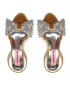 Custommade Сандали Ambla Crystal Bow 999620025 Кафяв - Pepit.bg