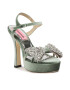 Custommade Сандали Arlina Crystal Bow 999620047 Зелен - Pepit.bg