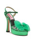 Custommade Сандали Arlina Metallic Bow 999624047 Зелен - Pepit.bg
