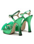 Custommade Сандали Arlina Metallic Bow 999624047 Зелен - Pepit.bg