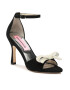 Custommade Сандали Ashley Pearl Bow 999621046 Черен - Pepit.bg