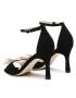 Custommade Сандали Ashley Pearl Bow 999621046 Черен - Pepit.bg