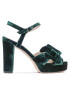 Custommade Сандали Melody Velvet 999620045 Зелен - Pepit.bg