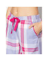 Cyberjammies Долнище на пижама Carrie Check 9058 Виолетов Relaxed Fit - Pepit.bg