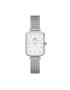 Daniel Wellington Часовник Quadro DW00100438 Сребрист - Pepit.bg