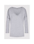 DeeZee Блуза Simple Way DK-004 Сив Relaxed Fit - Pepit.bg