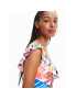 Desigual Бански костюм 23SWMK12 Цветен - Pepit.bg