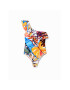 Desigual Бански костюм 23SWMK12 Цветен - Pepit.bg