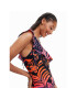 Desigual Бански костюм 23SWMK30 Цветен - Pepit.bg