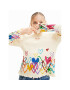 Desigual Блуза 23WGTK01 Бял Regular Fit - Pepit.bg