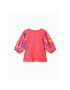 Desigual Блуза 23WGTK13 Розов Regular Fit - Pepit.bg