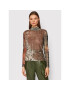 Desigual Блуза Bukake 21WWTKCF Кафяв Slim Fit - Pepit.bg