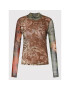 Desigual Блуза Bukake 21WWTKCF Кафяв Slim Fit - Pepit.bg