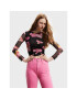 Desigual Блуза PINK PANTHER Pink Panther 22WWTK67 Черен Slim Fit - Pepit.bg