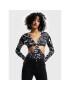 Desigual Боди 22WWQK06 Черен Slim Fit - Pepit.bg