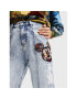 Desigual Дънки DISNEY Patch Mickey 22WWDD27 Син Relaxed Fit - Pepit.bg