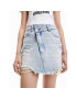 Desigual Дънкова пола Tatum 23SWFD16 Син Regular Fit - Pepit.bg