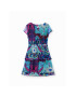 Desigual Ежедневна рокля 23SGVK19 Син Regular Fit - Pepit.bg