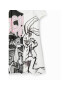 Desigual Ежедневна рокля 23SGVW03 Бял Regular Fit - Pepit.bg