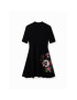 Desigual Ежедневна рокля DISNEY Mickey Morro 23SWVK93 Черен Regular Fit - Pepit.bg