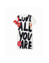 Desigual Ежедневна рокля Love All You 23SWVK69 Бял Slim Fit - Pepit.bg