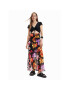 Desigual Ежедневна рокля MONSIEUR CHRISTIAN LACROIX Marsella 23SWVK36 Черен Regular Fit - Pepit.bg