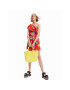 Desigual Лятна рокля Tropical 23SWVW83 Червен Regular Fit - Pepit.bg