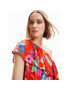 Desigual Лятна рокля Tropical 23SWVW83 Червен Regular Fit - Pepit.bg