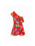 Desigual Лятна рокля Tropical 23SWVW83 Червен Regular Fit - Pepit.bg