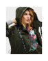 Desigual Парка Jorja 22WWEWAG Зелен Oversize - Pepit.bg