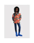 Desigual Пухено яке Rose 22WGEW15 Червен Regular Fit - Pepit.bg