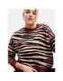 Desigual Пуловер 23WWJF35 Кафяв Loose Fit - Pepit.bg