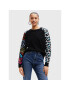 Desigual Пуловер Ayla 22WWJF80 Черен Regular Fit - Pepit.bg