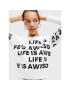 Desigual Пуловер Bet 22WWJFAB Бял Regular Fit - Pepit.bg