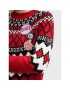 Desigual Пуловер Buddy 22WWJFAN Червен Relaxed Fit - Pepit.bg